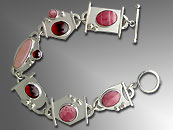 rhodochrosite bracelet