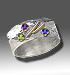 ring with amethyst