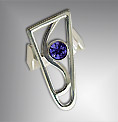 Open Work Sapphire Ring