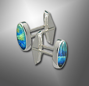 gold cufflinks