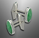 jade cufflinks