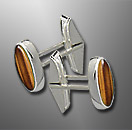 tiger's eye cufflinks