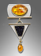 amber pendant