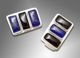 lapis and onyx wedding rings