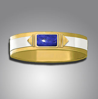 gold and silver ring