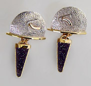 drusy earring design