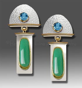 topaz earrings