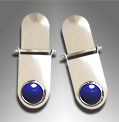 lapis dangle earrings