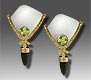 peridot earrings