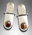 tiger's eye earrings