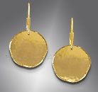 gold earrings