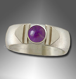 mens sugilite ring