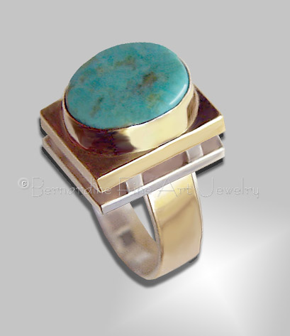 men's turquoise ring