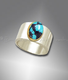 men's turquoise ring