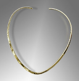 gold neckwire