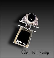 Black Onyx Sterling Pendant