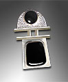 black onyx pendant