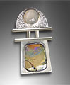 boulder opal pendant