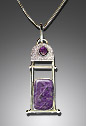 Charoite pendant