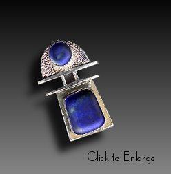 lapis onyx pendant