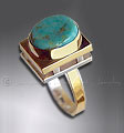 gold turquoise ring