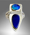 lapis opal ring