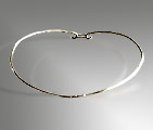 silver neck ring